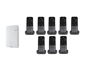Zestaw Gigaset PRO DECT N670 IP + 8x słuchawka Gigaset SL800H PRO