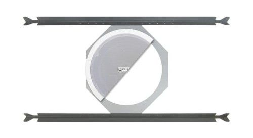 Ecler Loudspeakers Hardware IC-TB8 Tile Bridge below with half IC8 lr.jpg