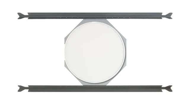 Ecler Loudspeakers Hardware IC-TB8 Tile Bridge below with IC6CLASS lr.jpg