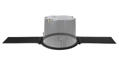 Ecler VIC8X Versatile Ceiling Loudspeaker with Tile Bridge Persp lr.jpg