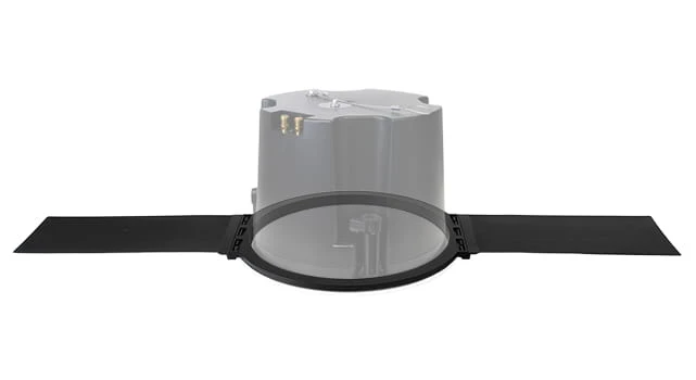 Ecler VIC8X Versatile Ceiling Loudspeaker with Tile Bridge Persp lr.jpg