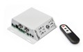 Ecler CA40 compact power amplifier persp and mixer IR Controller lr.jpg