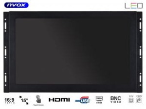 NVOX OP1560VHT RES MONITOR DOTYKOWY OPEN FRAME LED 15"