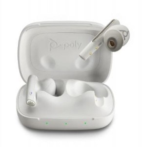 Poly Voyager Free 60 UC TEAMS USB-C z etui w kolorze białym