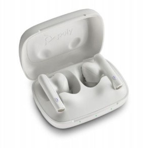 Poly Voyager Free 60 UC USB-A z etui w kolorze białym