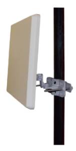 Fortinet - FANT-04ABGN-1414-P-N - 2.4/5GHz 14dBi Wi-Fi Patch (H:35/V:35) Antenna with 4 N-Style Connector