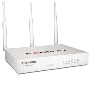 Fortinet - FWF-60F-E - 10 x GE RJ45 ports (including 2 x WAN Ports, 1 x DMZ Port, 7 x Internal Ports), Wireless (802.11a/b/g/n/ac).