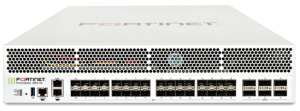 Fortinet - FG-3601E - *6x 100 GE QSFP28 slots and 32x 25 GE SFP28 slots (including 30x ports, 2x HA ports), 2x GE RJ45 Management Ports, SPU NP6 and CP9 hardware accelerated, 4 TB SSD onboard storage, and 2 AC power supplies