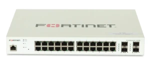 Fortinet - FS-224E - *Layer 2/3 FortiGate switch controller compatible switch with 24 x GE RJ45 ports, 4 x GE SFP