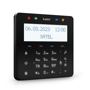 INT-KSG2R-B Manipulator z klawiaturą dotykową (czarny, czytnik kart zbliżeniowych MIFARE)