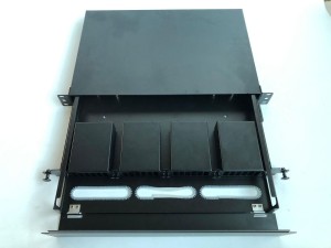 Lanview Fibre patch panel mounted with 2 x 12 x LC duplex Single Mode connectors