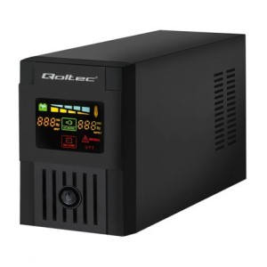 Qoltec Zasilacz awaryjny UPS | Monolith | 1200VA | 720W | LCD | USB