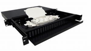 Panel światłowodowy KRONX 19”/1U PREMIUM 24xSC duplex/1U/ tacka 24 spawy